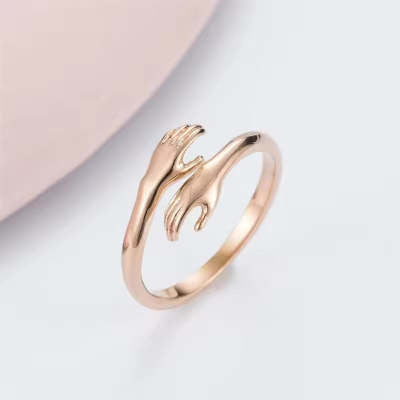Embrace Adjustable Hug Ring – Minimalist Hand Design