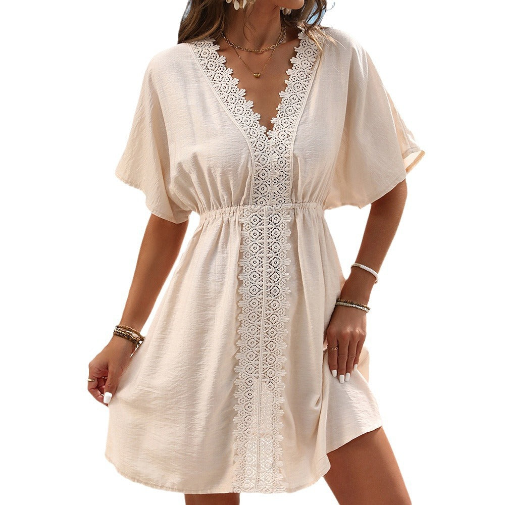 Chic Ice Silk Lace Beach Dress by Elizabeth Ainsley