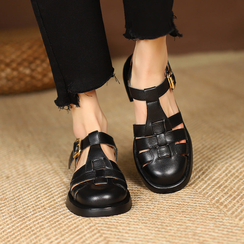 Vintage Comfort Elizabeth Ainsley Roman Sandals