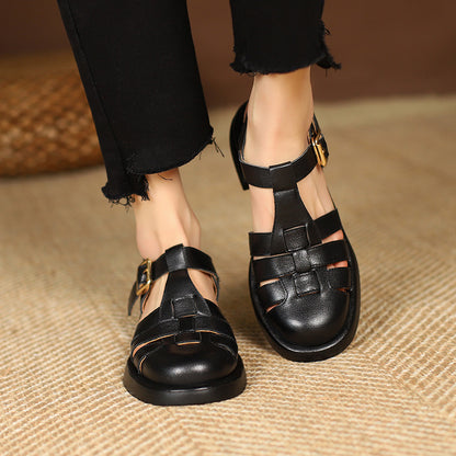 Vintage Comfort Elizabeth Ainsley Roman Sandals