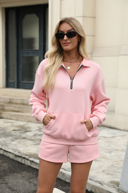 Trendy Zip Sweatshirt Set by Elizabeth Ainsley