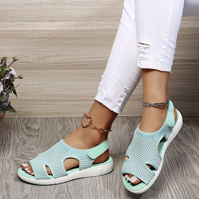 Breathable Comfort Elizabeth Ainsley Flat Sandals