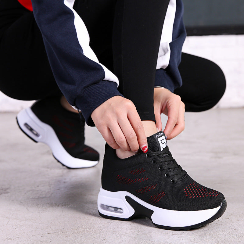 Breathable Mesh Platform Sneakers Elizabeth Ainsley