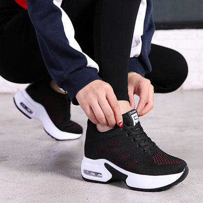 Breathable Mesh Platform Sneakers Elizabeth Ainsley