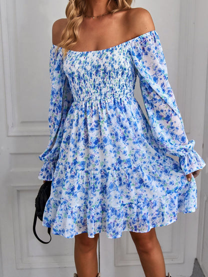 Boho Floral Print Dress Elizabeth Ainsley