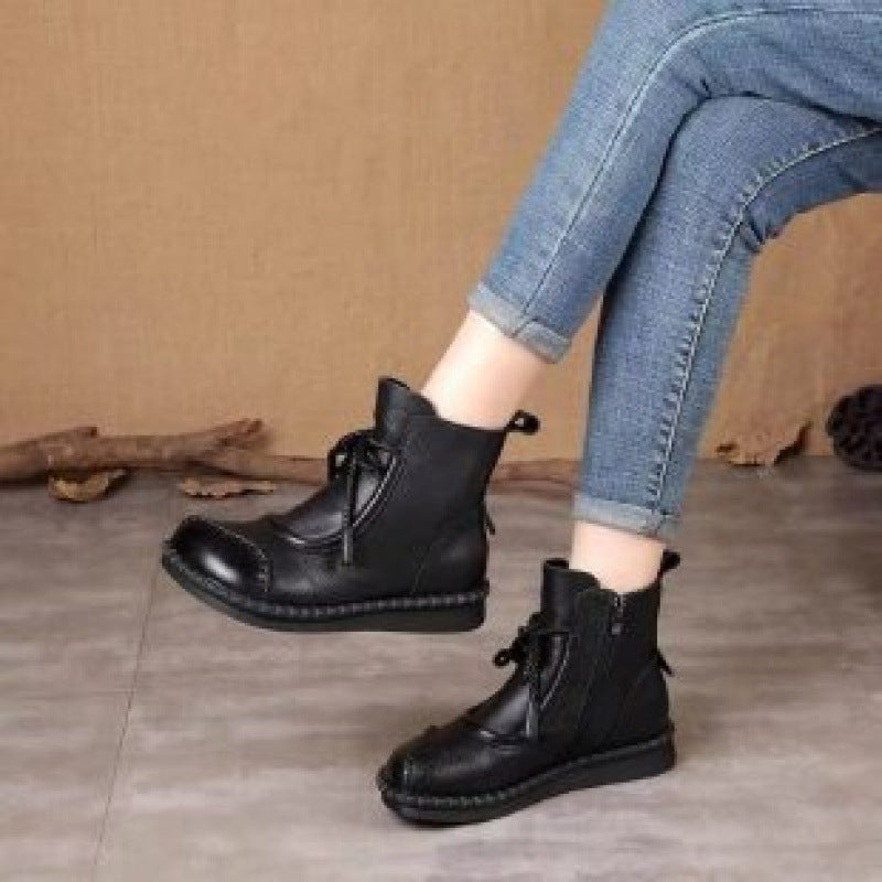 Elizabeth Ainsley Ankle Boots – Soft Sole & Non-Slip Comfort