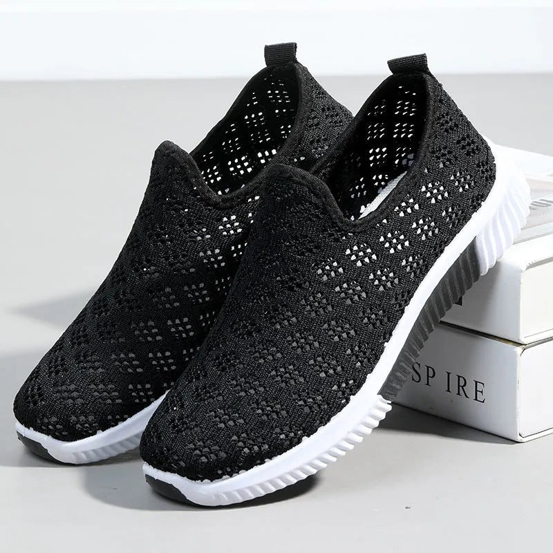 Breathable Mesh Elizabeth Ainsley Everyday Slip-On Shoes
