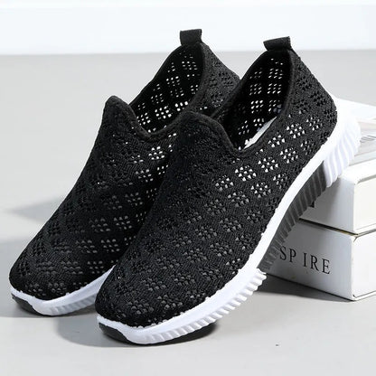 Breathable Mesh Elizabeth Ainsley Everyday Slip-On Shoes