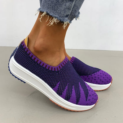 Pinterest-Inspired Elizabeth Ainsley Wedge Sneakers