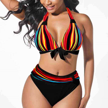 Colorful Plus Size Bikini by Elizabeth Ainsley
