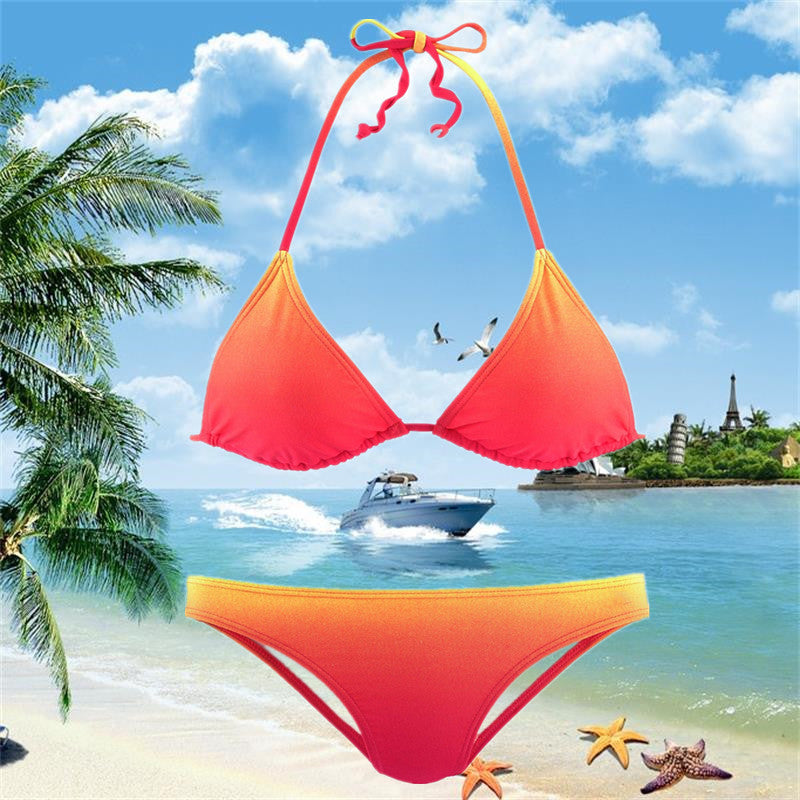 Gradient Bikini Set Elizabeth Ainsley Pinterest-Inspired Swim