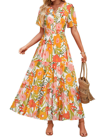 Floral Maxi Dress Elizabeth Ainsley Summer Comfort