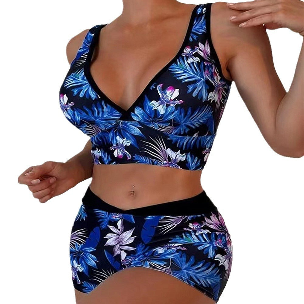 Vibrant Printed Boxer Bikini by Elizabeth Ainsley