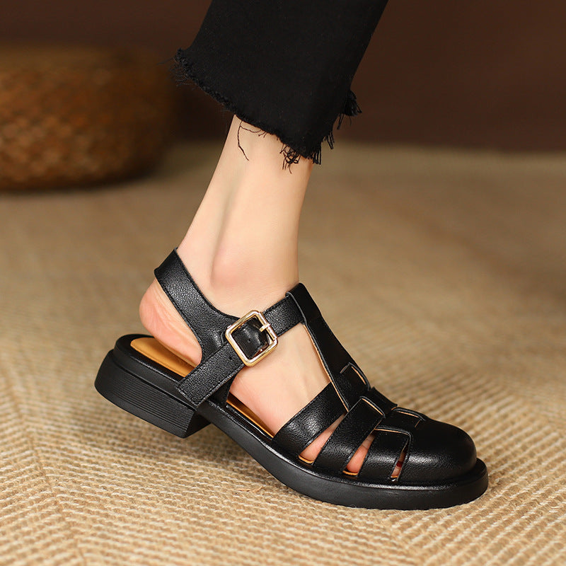 Vintage Comfort Elizabeth Ainsley Roman Sandals