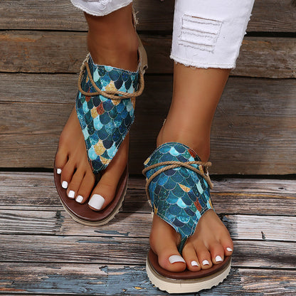Colorful Comfort Elizabeth Ainsley Plus Size Sandals