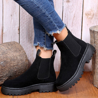 Elizabeth Ainsley Ankle Boots - Chunky Platform Comfort