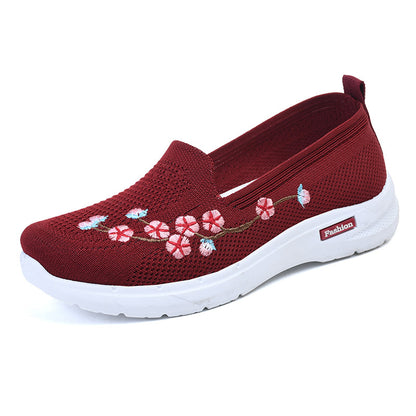 Breathable Embroidered Pumps by Elizabeth Ainsley