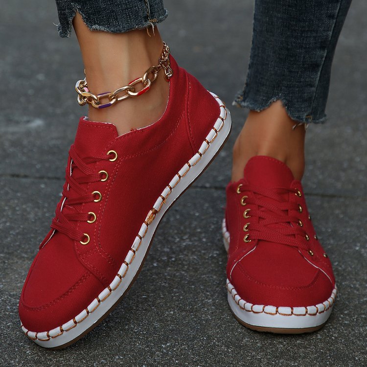 Leopard Print Elizabeth Ainsley Canvas Sneakers