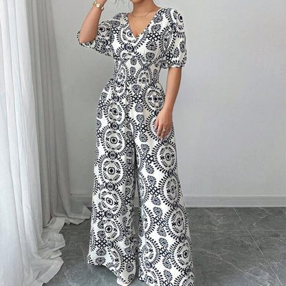 Chic Boho Print Elizabeth Ainsley Jumpsuit