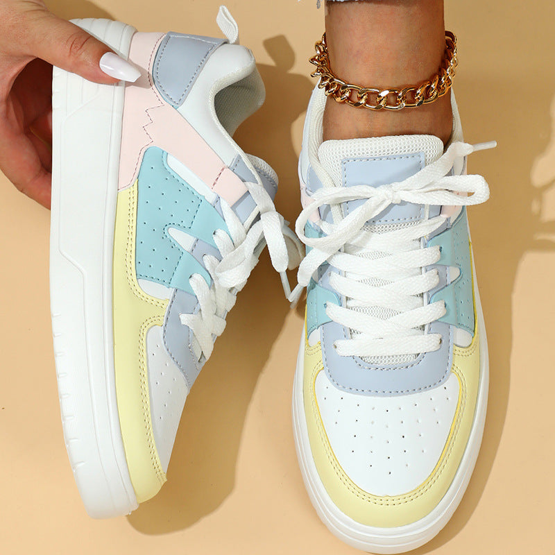 Colorblock Platform Sneakers Elizabeth Ainsley