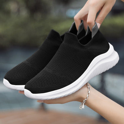 Lightweight Elizabeth Ainsley Mesh Walking Sneakers
