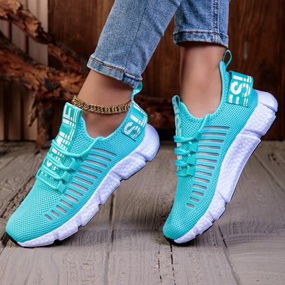 Breathable Mesh Elizabeth Ainsley Casual Running Sneakers