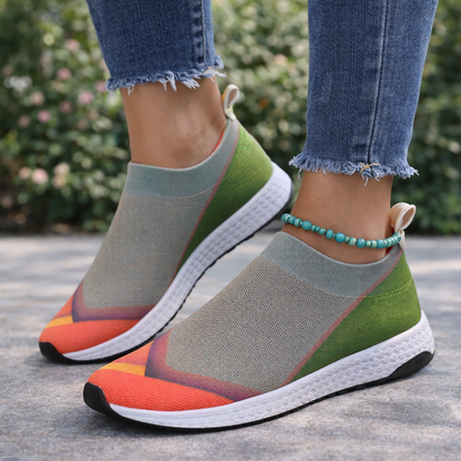 Colorblock Mesh Sneakers by Elizabeth Ainsley