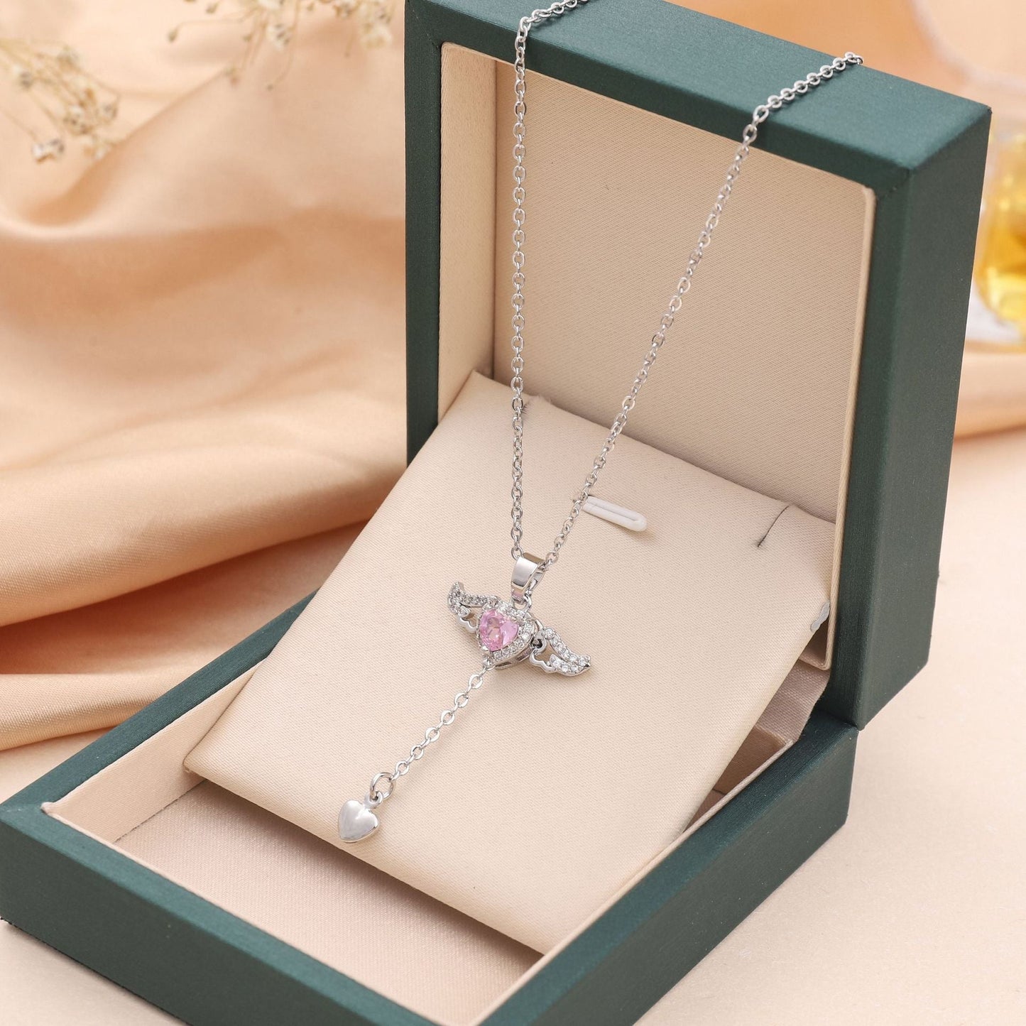 Heart Lariat Necklace