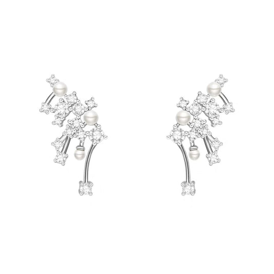 Luxury Crystal Cluster Earrings ,Necklace