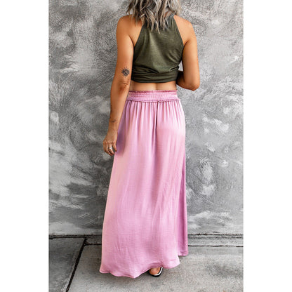 Flowy Slit Maxi Skirt by Elizabeth Ainsley