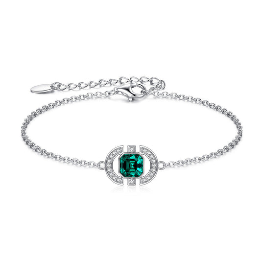 Square Crystal Jewelry Set
