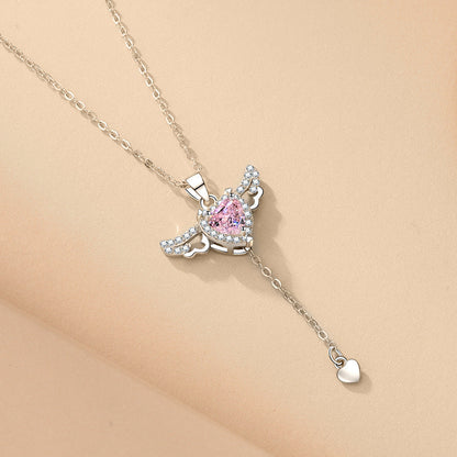 Heart Lariat Necklace