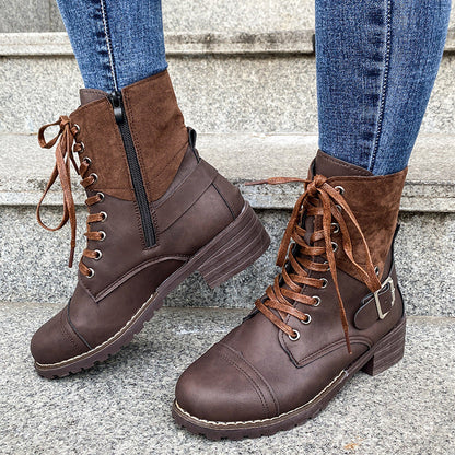 Elizabeth Ainsley Martin Boots - Chunky Heel Comfort