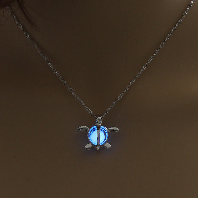 Crescent Moon Glow Pendant
