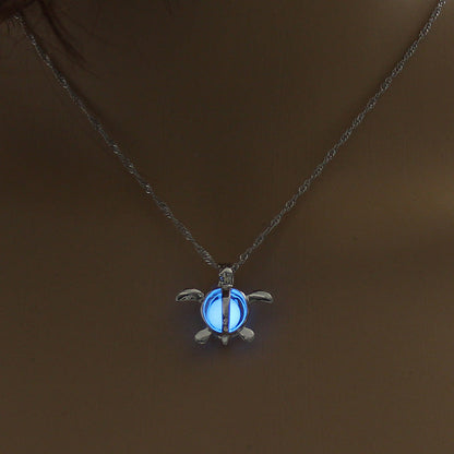 Crescent Moon Glow Pendant