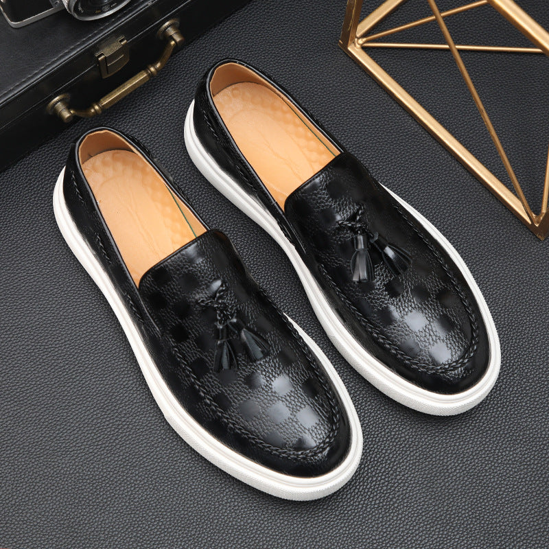 Versatile Elizabeth Ainsley Men's Tassel Slip-On Loafers
