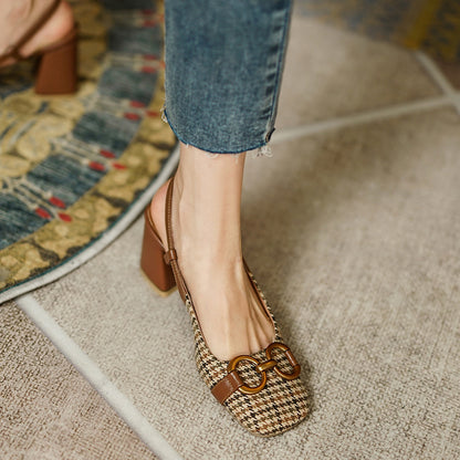 Vintage Block Heel Pumps Elizabeth Ainsley
