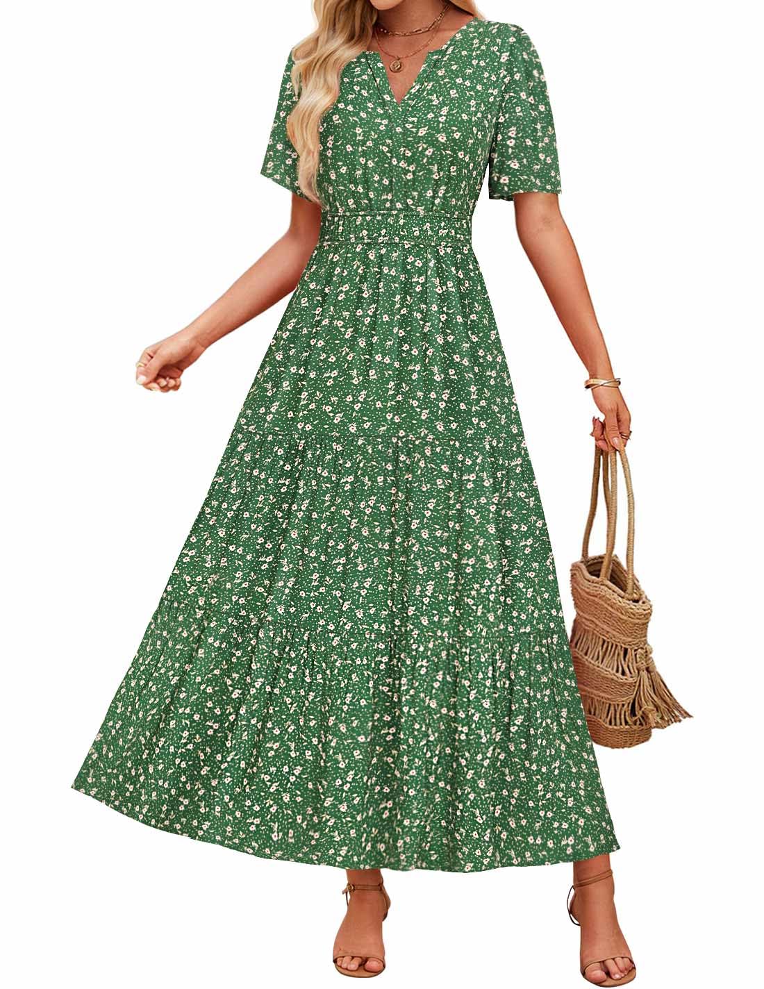 Floral Maxi Dress Elizabeth Ainsley Summer Comfort