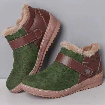 Elizabeth Ainsley Snow Boots - Fleece Lined, Wide Toe