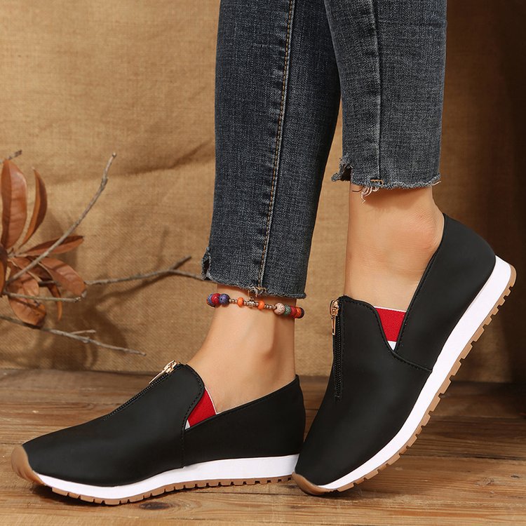 Comfort Zip Loafers by Elizabeth Ainsley