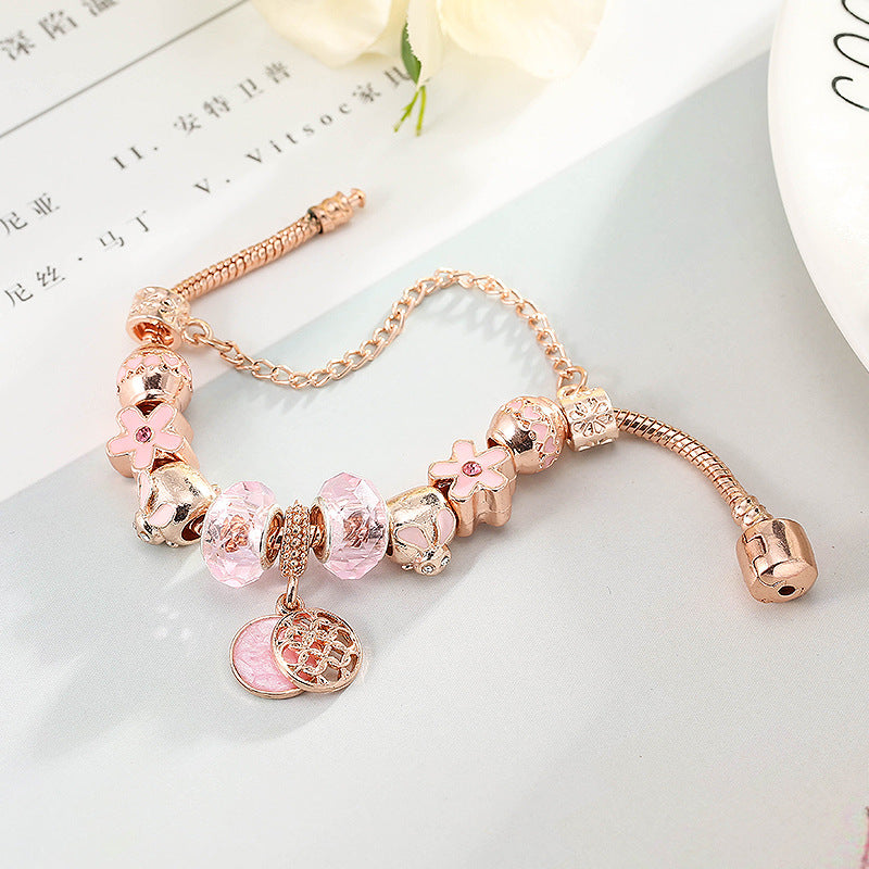 Charm Bracelet with Butterfly Pendant