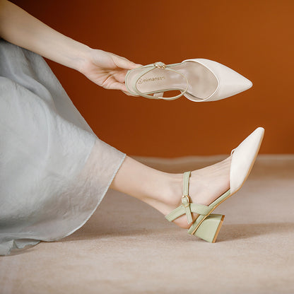 Chic Block Heel Pumps by Elizabeth Ainsley