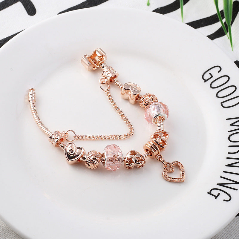 Charm Bracelet with Butterfly Pendant