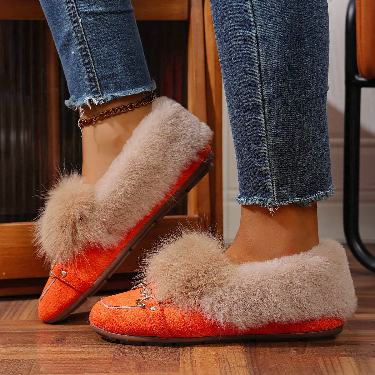 Velvet Plush Loafers by Elizabeth Ainsley