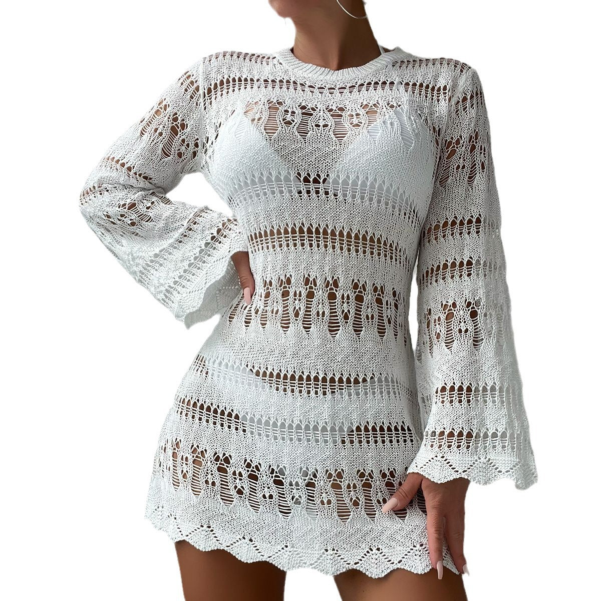 Chic Crochet Elizabeth Ainsley Beach Bikini Cover Up