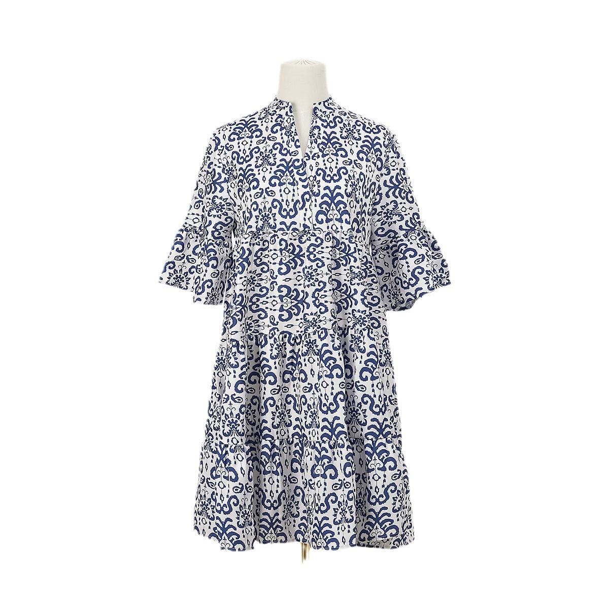 Boho V-Neck Summer Dress by Elizabeth Ainsley