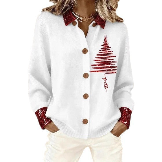 Plaid Colorblock Elizabeth Ainsley Long Sleeve Blouse