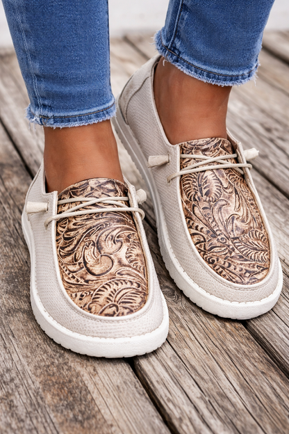 Floral Canvas Elizabeth Ainsley Women's Everyday Loafers