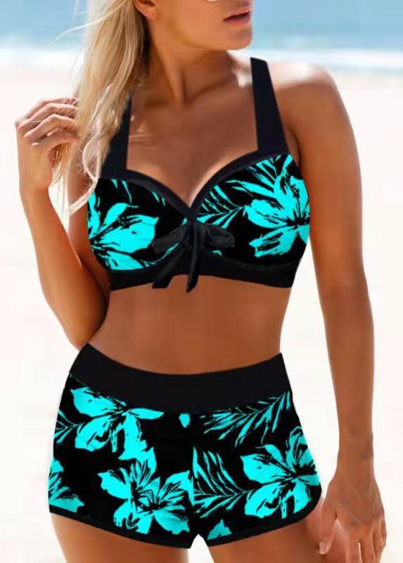 Floral High Waist Bikini by Elizabeth Ainsley