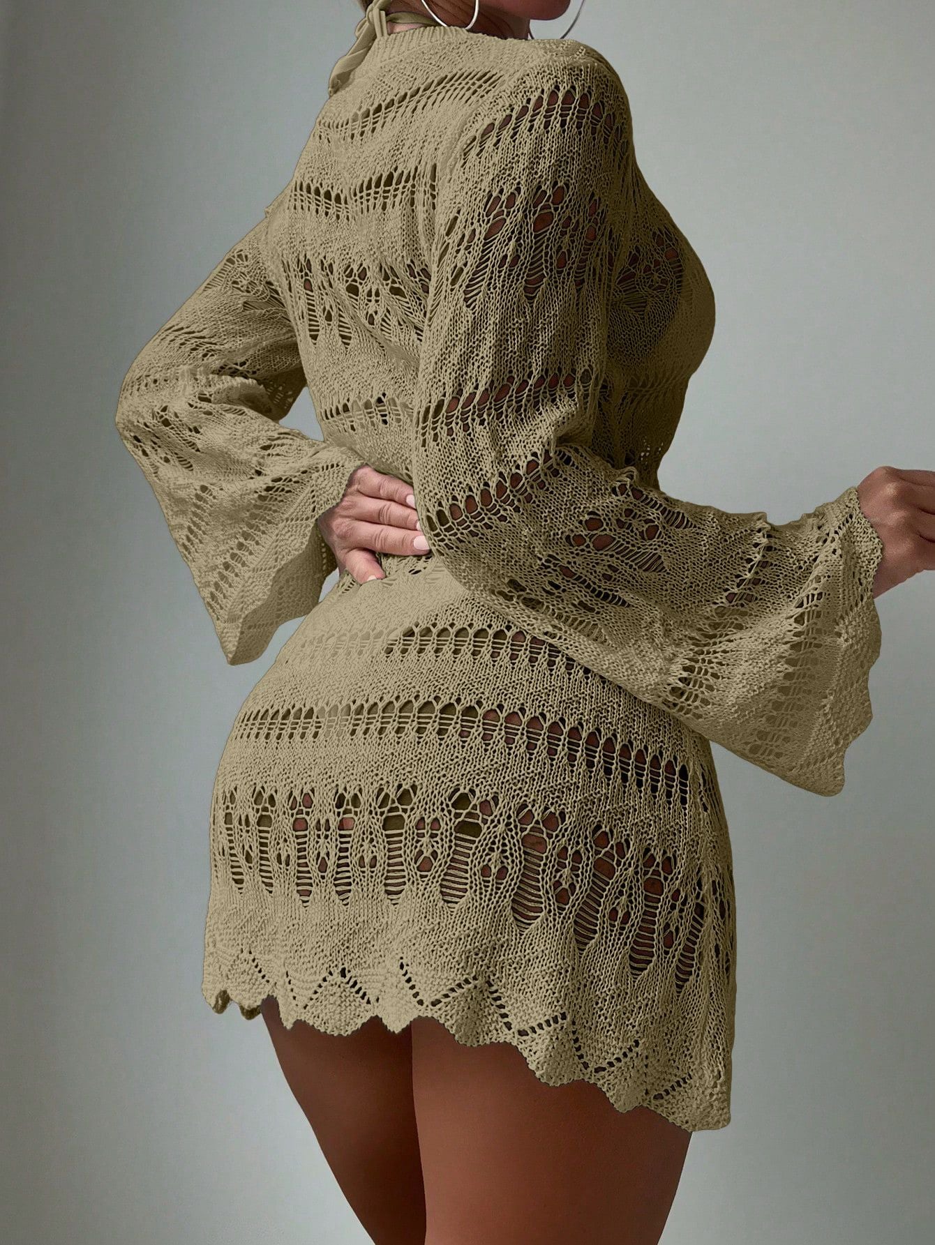 Chic Crochet Elizabeth Ainsley Beach Bikini Cover Up
